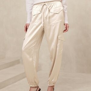 Banana Republic Satin Joggers
